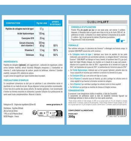 Granions – Collagène+ Beauté Sublimlift Pot 300g