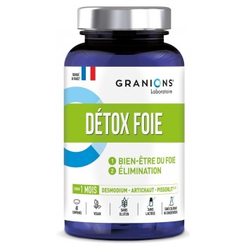 Granions Detox Foie 1000 mg 60 Comprimés