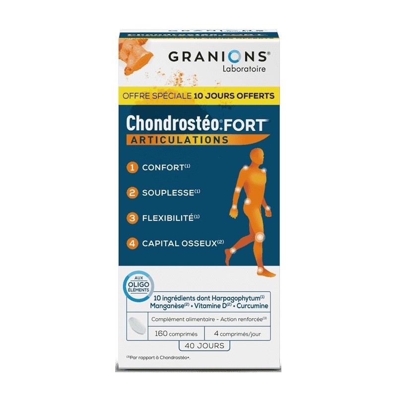 Granions Chondrostéo+ Fort 160 comprimés