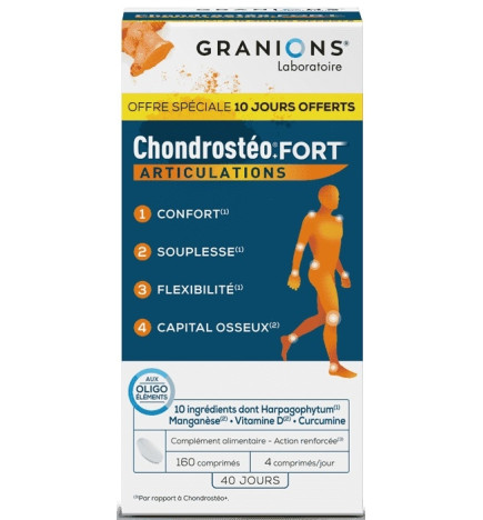 Granions Chondrostéo+ Fort 160 comprimés