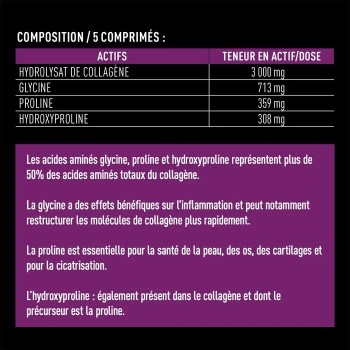 Eafit Péptides De Collagène Marin - 120 comprimés