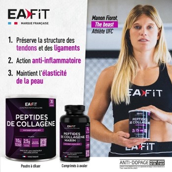 Eafit Péptides De Collagène Marin - 120 comprimés