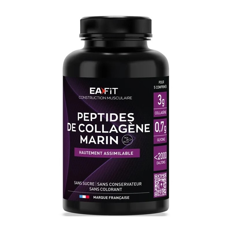 Eafit Péptides De Collagène Marin - 120 comprimés