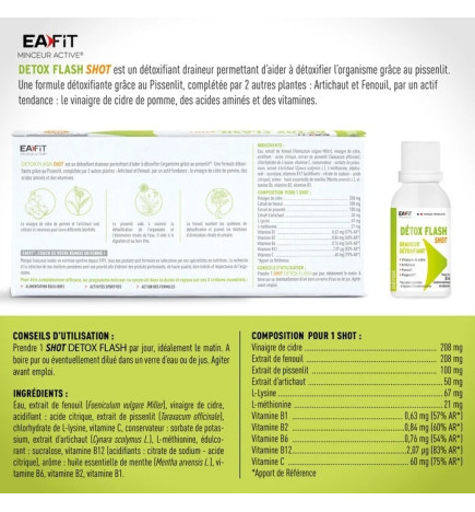 Eafit – Détox Flash Shot 7 x 30ml