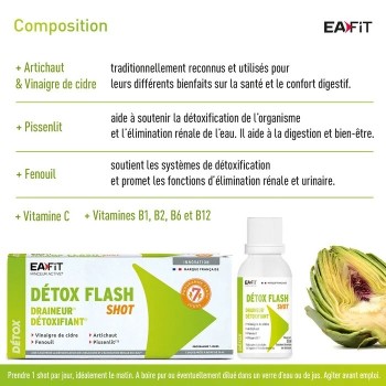 Eafit Détox Flash Shot 7 x 30ml