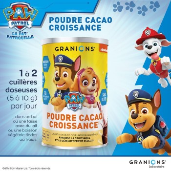 Granions Pat Patrouille Poudre Croissance Cacao 300g