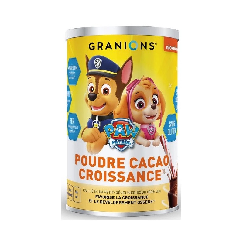 Granions Pat Patrouille Poudre Croissance Cacao 300g