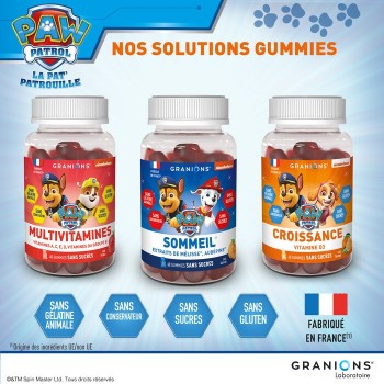 Granions Pat Patrouille Gummies Croissance - 60 Gummies Orange