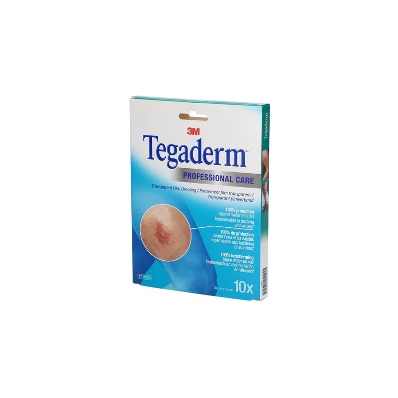 3M™ Tegaderm™ Pansement film transparent avec cadre 10/boîte