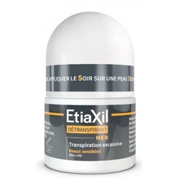 Etiaxil Men Détranspirant Transpiration Excessive Peaux Sensibles 15ml