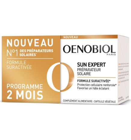 Préparateur Solaire 2x30 Capsules Sun Expert Oenobiol