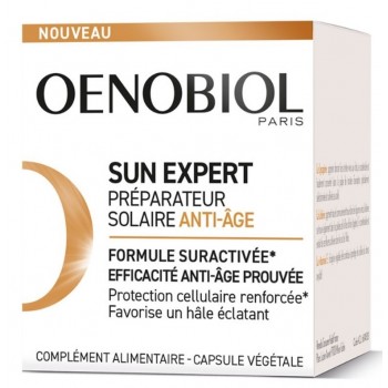 Oenobiol Préparateur Solaire Anti-âge 30 Capsules Sun Expert