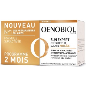 Oenobiol Préparateur Solaire 2x30 Capsules Sun Expert Anti-âge