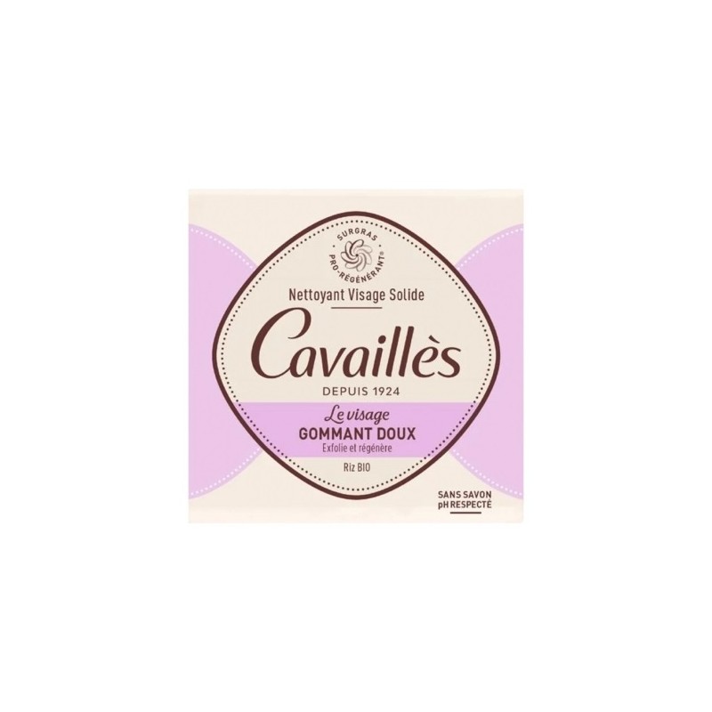 Rogé Cavaillès Nettoyant Visage Solide Gommant Doux 70g