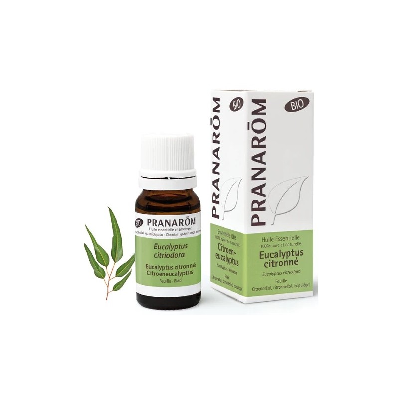 Pranarôm Huile Essentielle Eucalyptus Citronné Bio 10ml