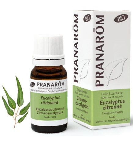 Pranarôm Huile Essentielle Eucalyptus Citronné Bio 10ml