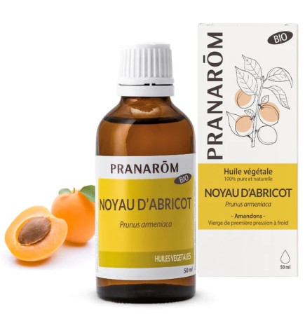 Pranarôm Huile Végétales Noyau d'Abricot Bio 50ml