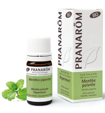 Pranarôm Huile Essentielle Menthe Poivrée Bio 5ml