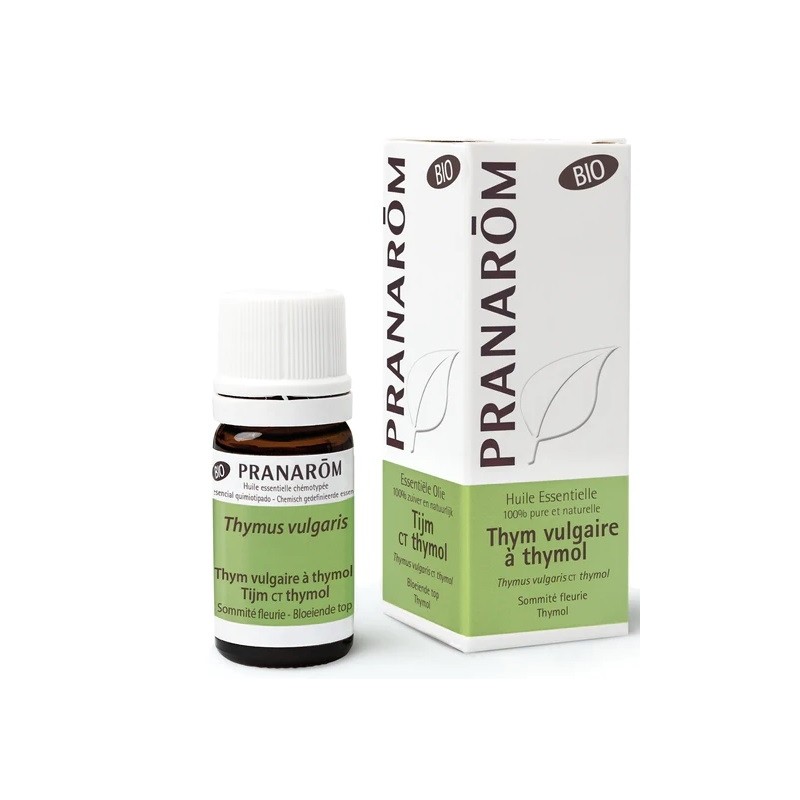 Pranarôm Huile Essentielle Thym Vulgaire à Thymol Bio 5ml