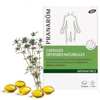 Pranarôm Aromaforce Capsules Défenses Naturelles Bio X30