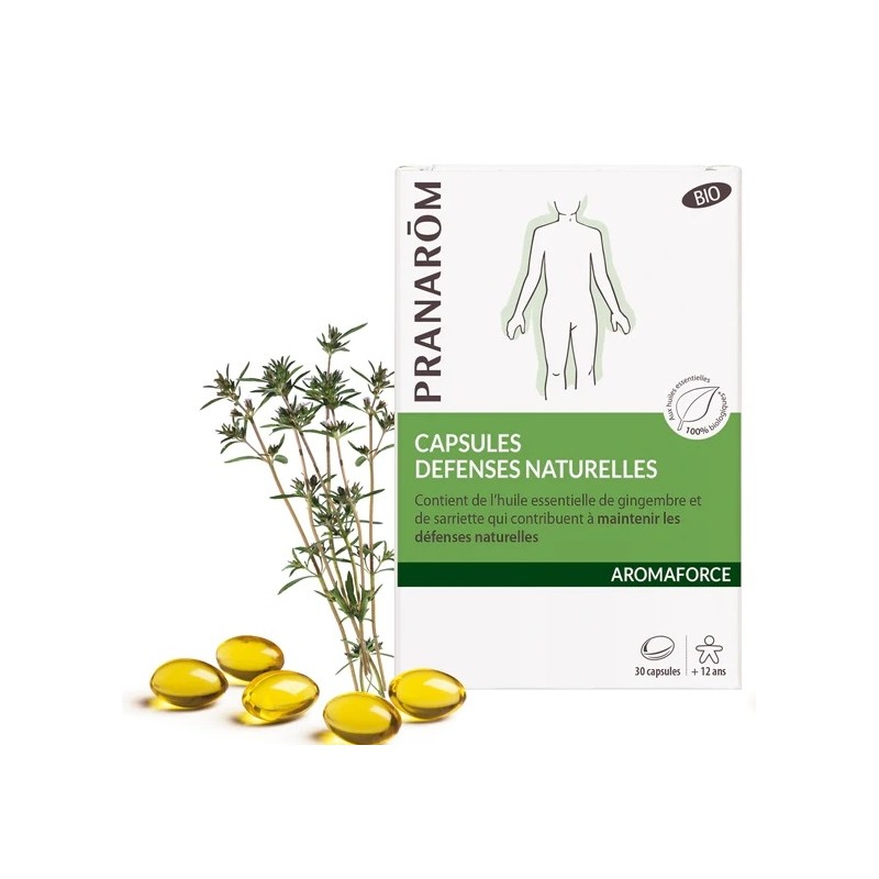 Pranarôm Aromaforce Capsules Défenses Naturelles Bio X30