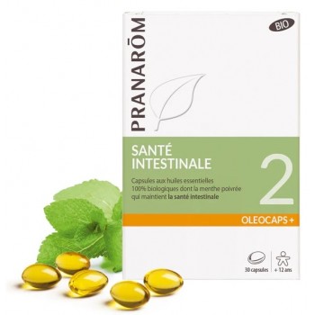 Pranarôm Oleocaps+ 2 Santé Intestinale Bio X30 Capsules