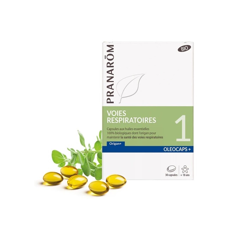 Pranarôm Oleocaps+ 1 Voies Respiratoires Bio X30 Capsules