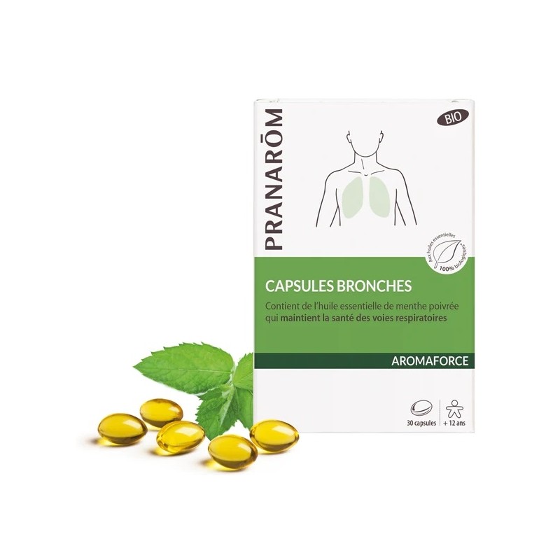 Pranarôm Capsules Bronches Bio X30