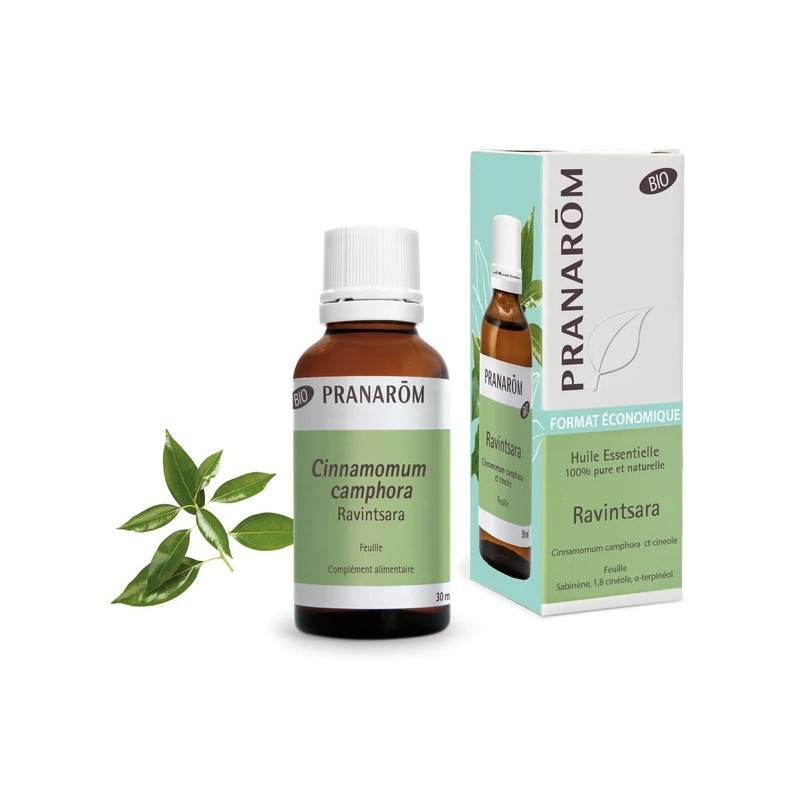 Pranarôm Huile Essentielle Ravintsara Format Economique Bio 30ml