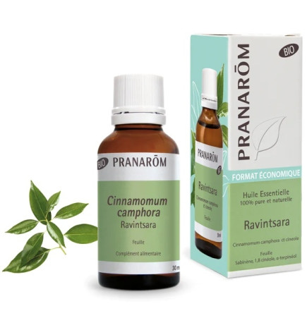 Pranarôm Huile Essentielle Ravintsara Format Economique Bio 30ml