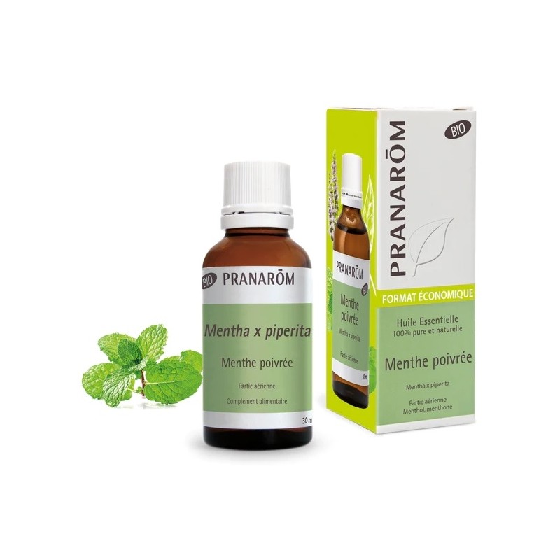 Pranarôm Huile essentielle Menthe Poivrée Bio 30ml