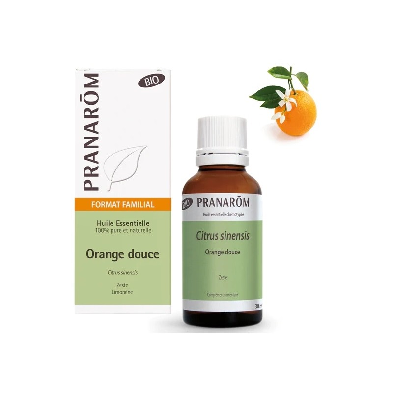 Pranarôm Huile Essentielle Orange Douce Bio 30ml