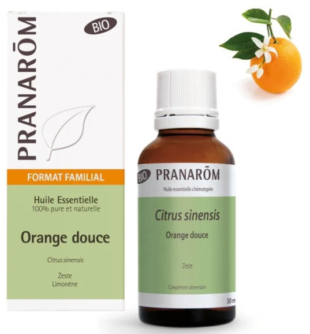 Pranarôm Huile Essentielle Orange Douce Bio 30ml