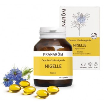 Pranarôm Capsules d'Huile Végétale Nigelle X60