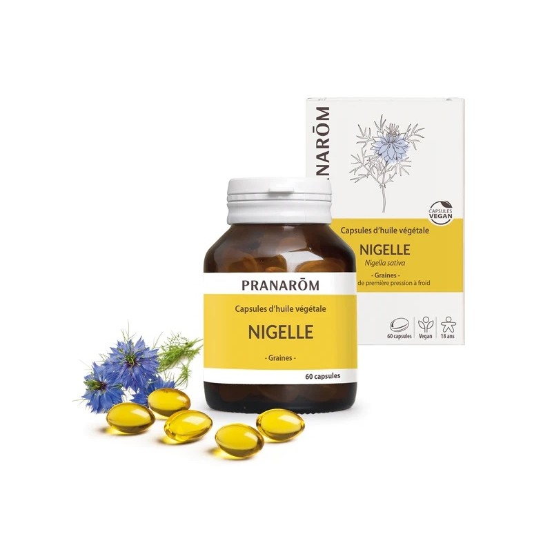 Pranarôm Capsules d'Huile Végétale Nigelle X60