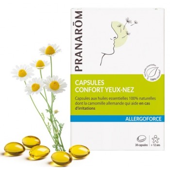 Pranarôm Allergoforce Cpasules Confort Yeux-Nez X30