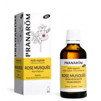 Pranarôm Huile Végétale Rose Musquée Bio 50ml