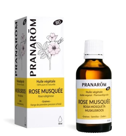 Pranarôm Huile Végétale Rose Musquée Bio 50ml
