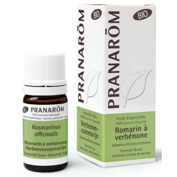 Pranarôm Huile Essentielle Romarin à Verbénone Bio 5ml