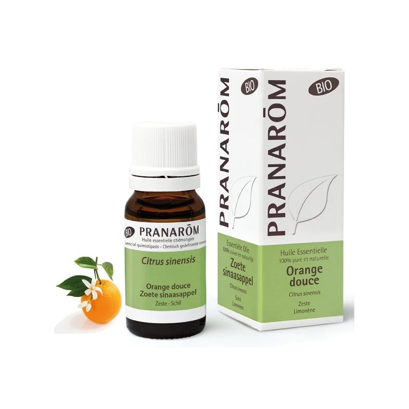 Pranarôm Huile Essentielle Orange Douce Bio 10ml