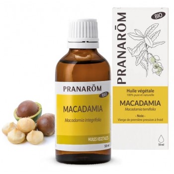 Pranarôm Huile Végétale Macadamia Bio 50ml