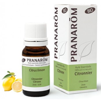 Pranarôm Huile Essentielle Citronnier Bio 10ml