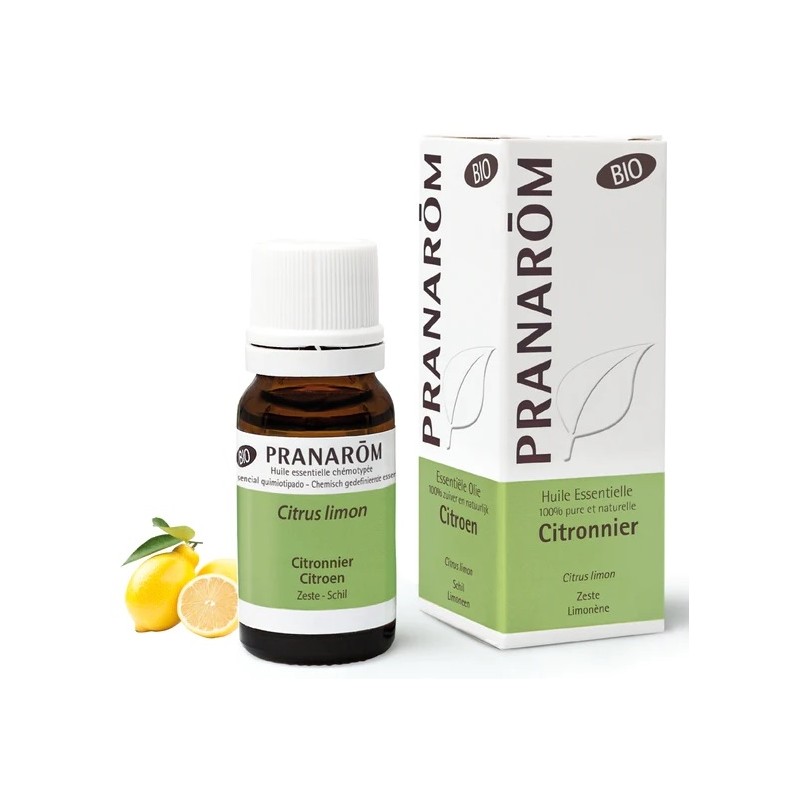 Pranarôm Huile Essentielle Citronnier Bio 10ml