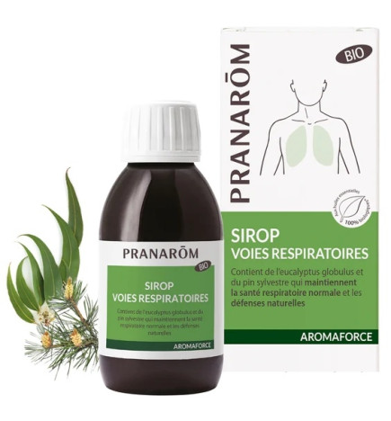 Pranarôm Aromaforce Sirop Voies Respiratoires Bio 150ml