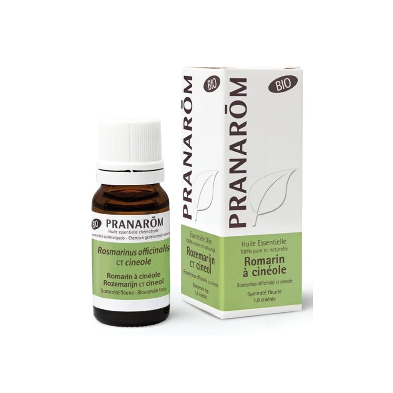 Pranarôm Huile Essentielle Romarin à Cinéole Bio 10ml