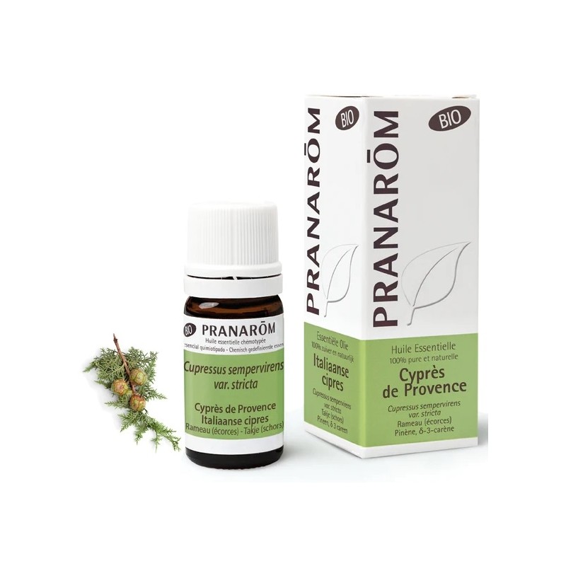 Pranarôm Huile Essentielle Cyprès de Provence Bio 5ml