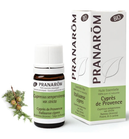Pranarôm Huile Essentielle Cyprès de Provence Bio 5ml