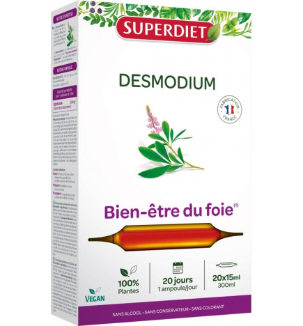 Supediet Desmodium 20 Ampoules De 15ml