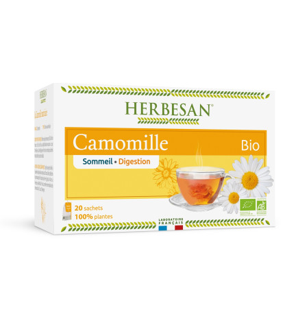 Herbesan Infusion Camomille Bio 20 Sachets
