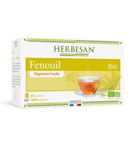 Herbesan Infusion Fenouil Bio 20 Sachets